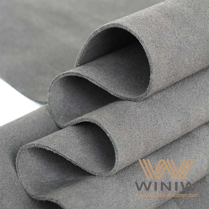 1.8 To 2.0mm Suede Microfiber Faux Leather For Safety Shoe Tops factory