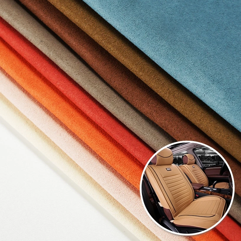 UV-resistant Faux Suede Microfiber Materials For Automotive