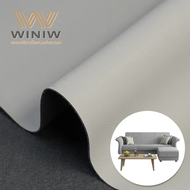 Water-resistant Silicone Faux Leather Fabric For Upholstery